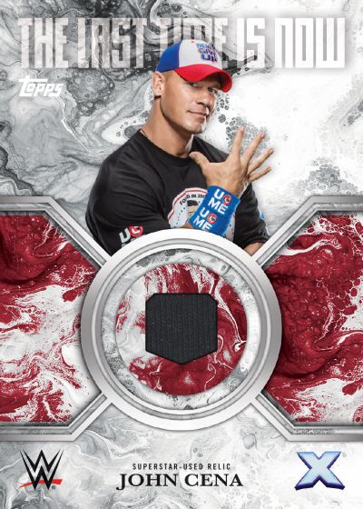 2025 Topps WWE Exalted John Cena The Last Time Is Now relic card