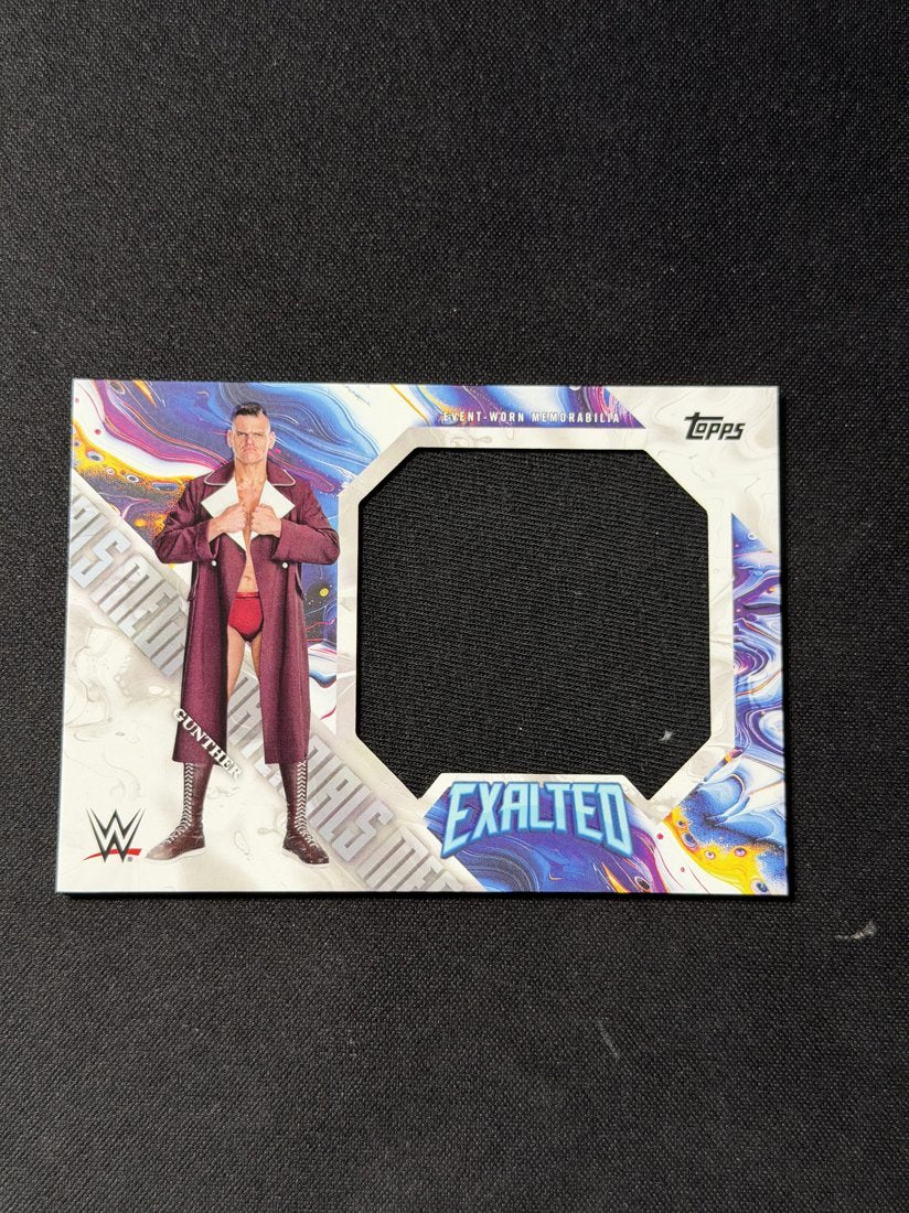 Gunther 2025 Topps Exalted WWE Mega Materials Relic