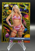 Maxxine Dupri 2026 Topps Cosmic Chrome WWE #145 Gold Refractor /50 front