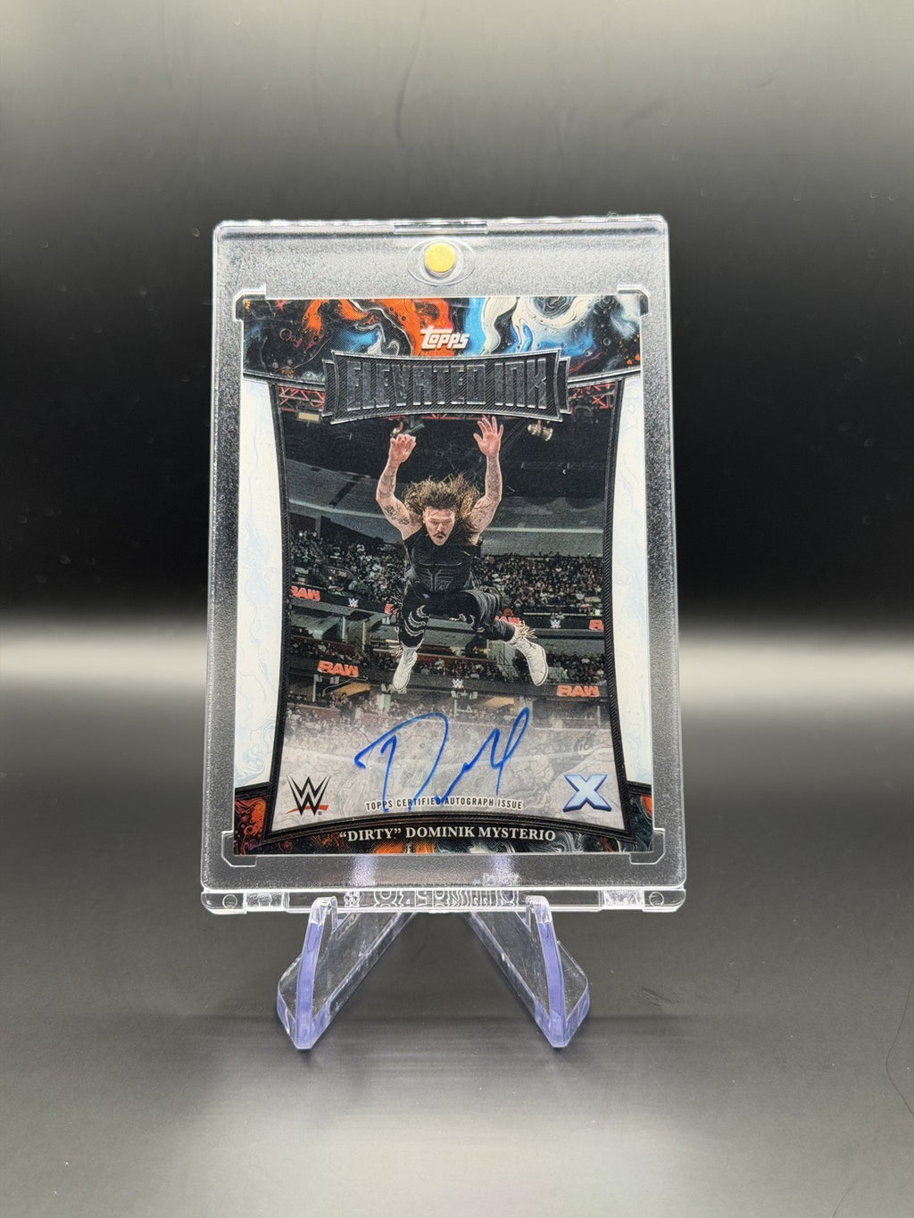 Dominik Mysterio 2025 Topps Exalted WWE Elevated Ink autograph front