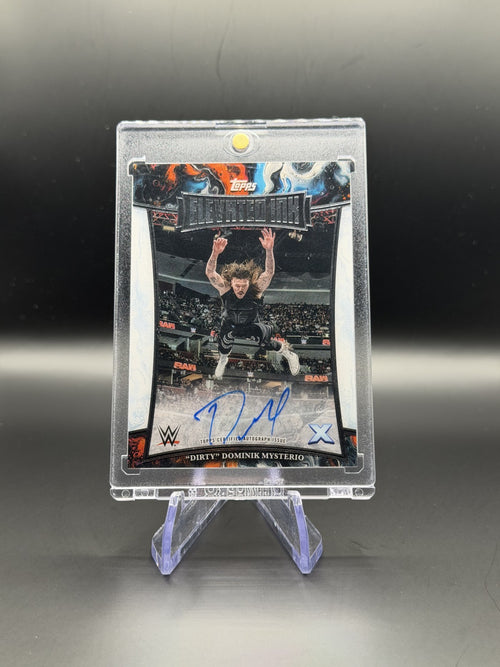 Dominik Mysterio 2025 Topps Exalted WWE Elevated Ink autograph front