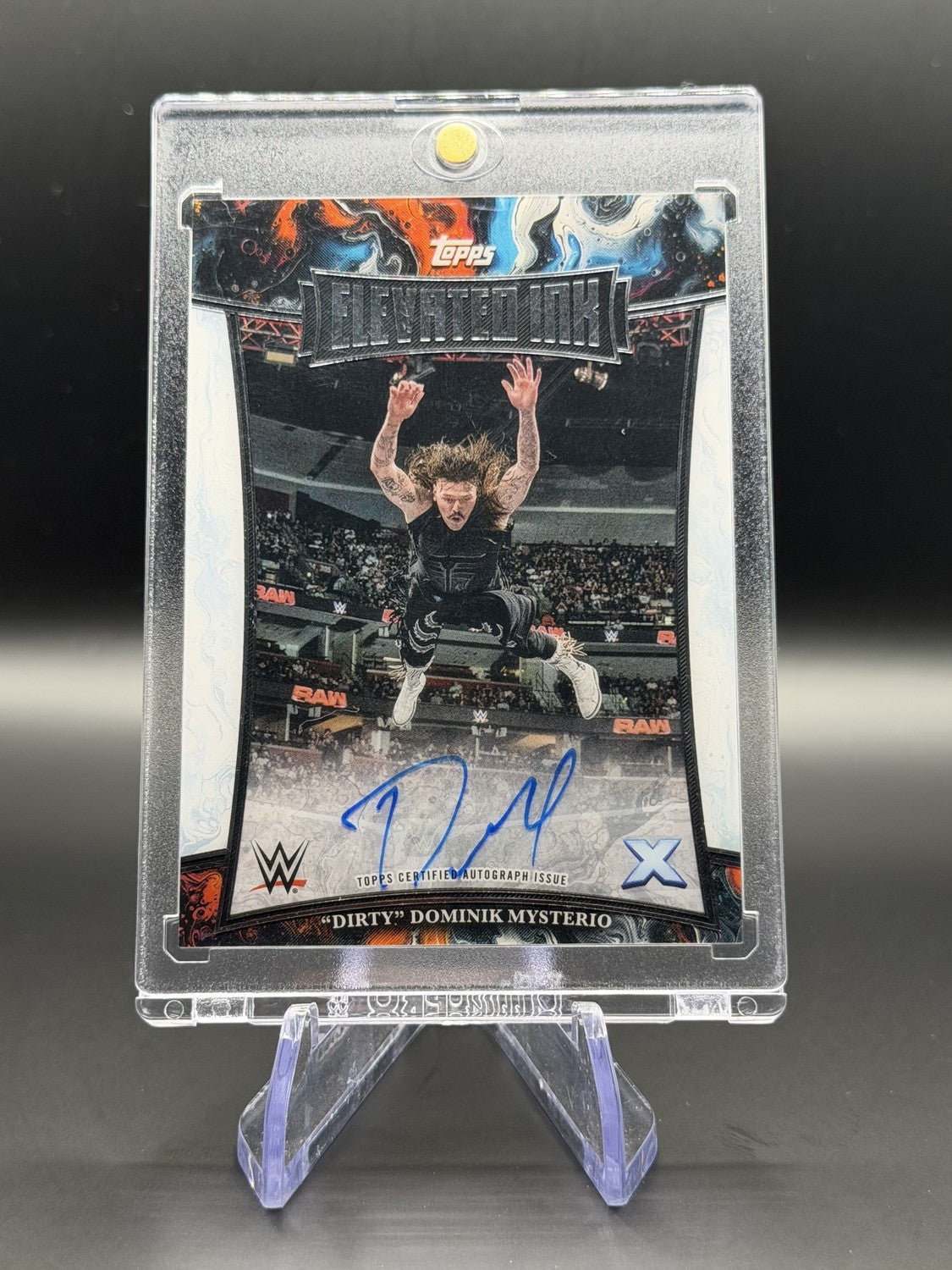 Dirty Dominik Mysterio 2025 Topps Exalted WWE Elevated Ink Autograph front