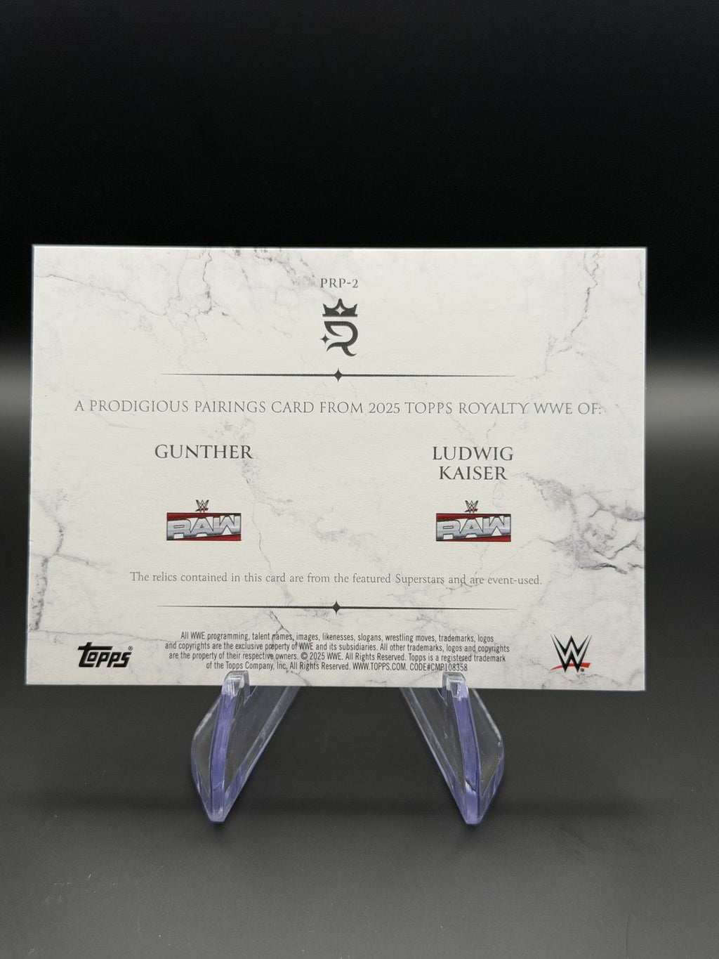 Gunther and Ludwig Kaiser dual relic back