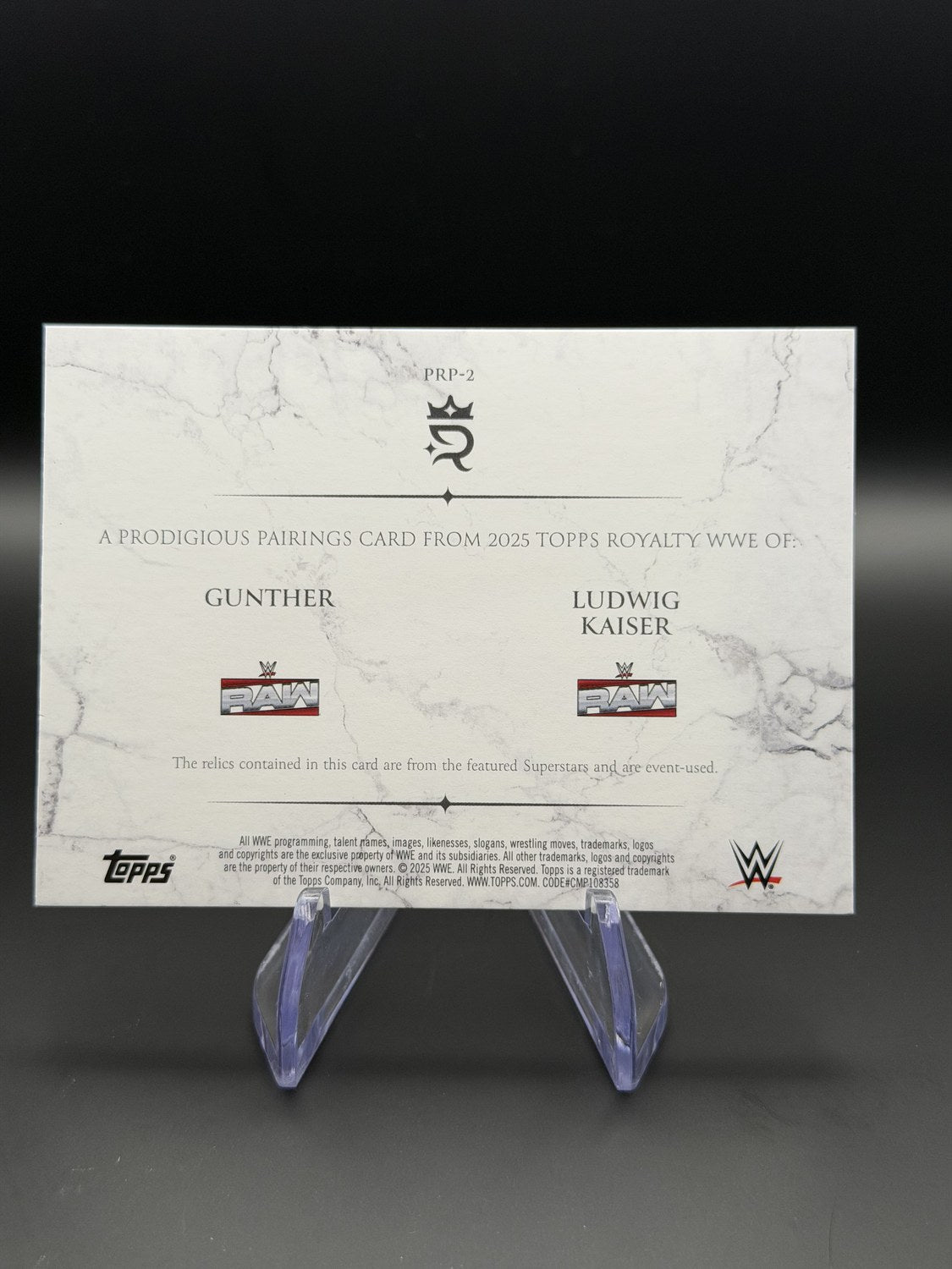 Gunther and Ludwig Kaiser dual relic back