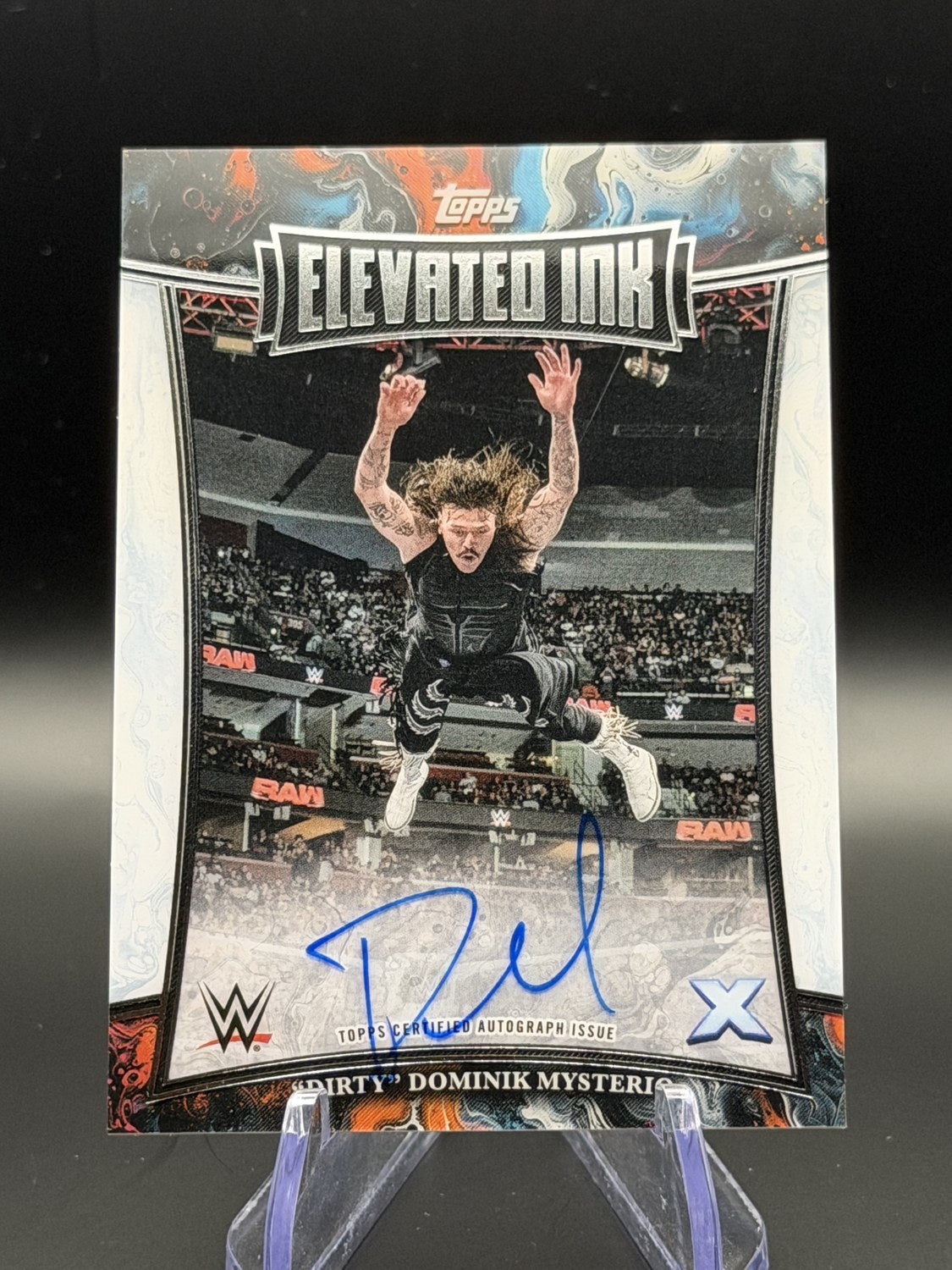 Dirty Dominik Mysterio 2025 Topps Exalted WWE Elevated Ink Autograph front