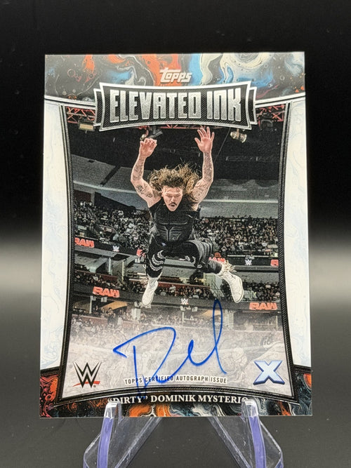 Dirty Dominik Mysterio 2025 Topps Exalted WWE Elevated Ink Autograph front