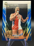 Kurt Angle 2026 Topps Chrome WWE Legends Blue Refractor /150 front
