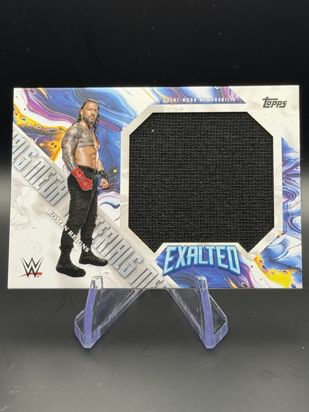 Roman Reigns 2025 Topps Exalted WWE Mega Materials Relic front