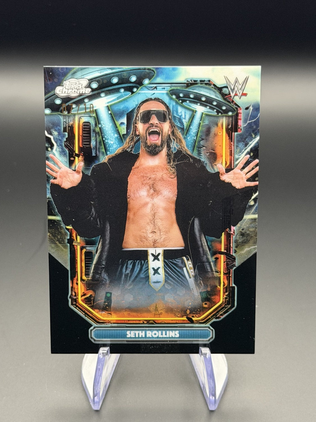 Seth Rollins 2026 Topps Chrome WWE E.T. Insert /10 front