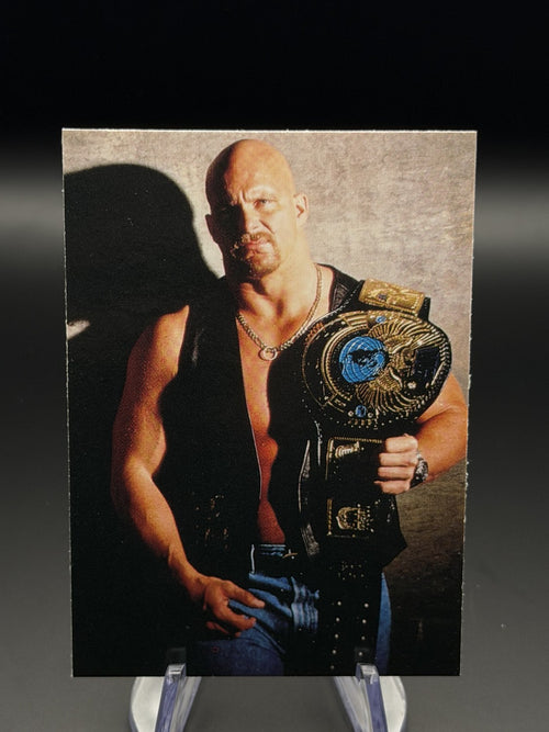 Stone Cold Steve Austin 1998 WWF Superstarz #6 vintage front
