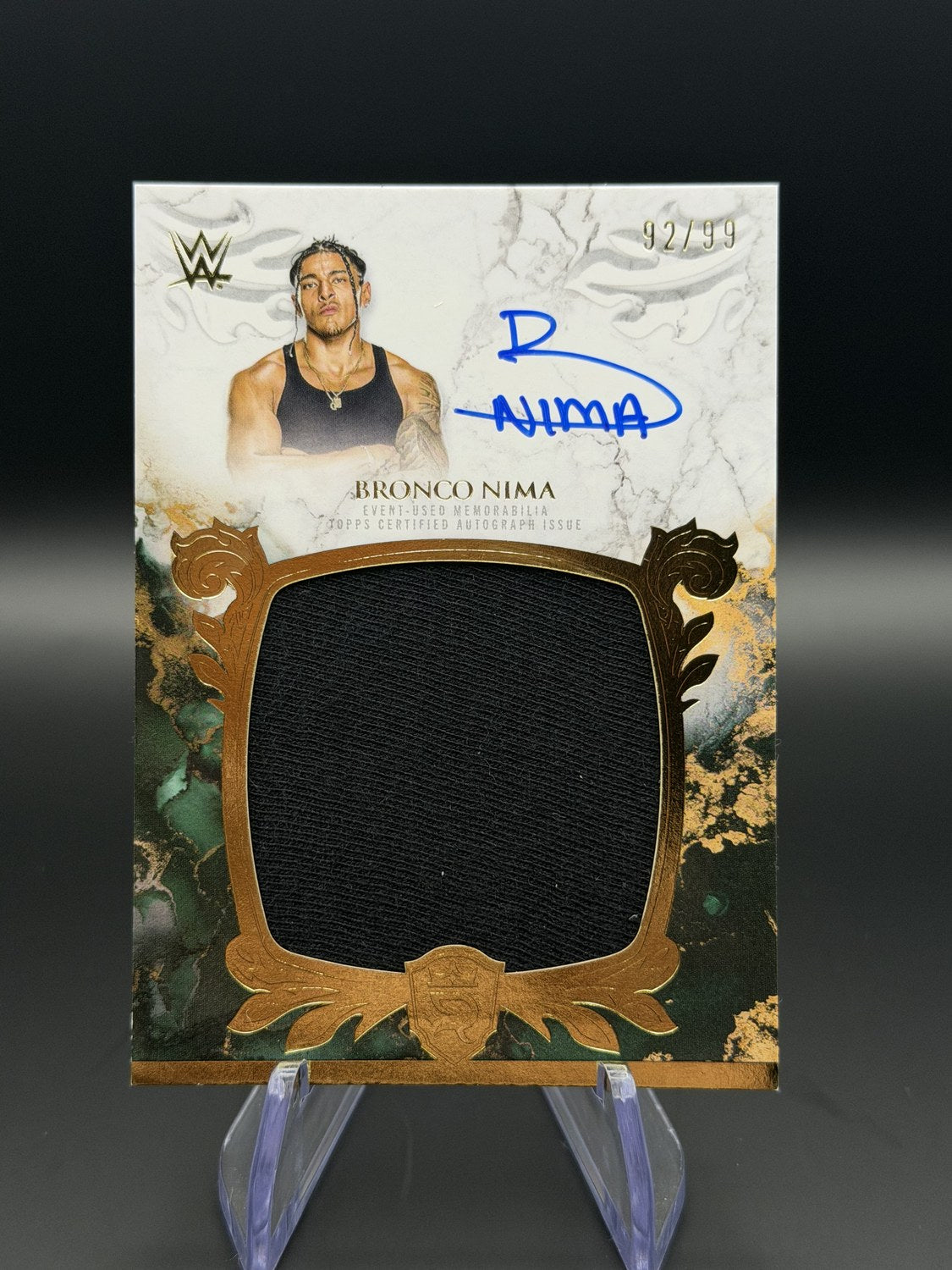 Bronco Nima Royalty relic auto 92/99 front