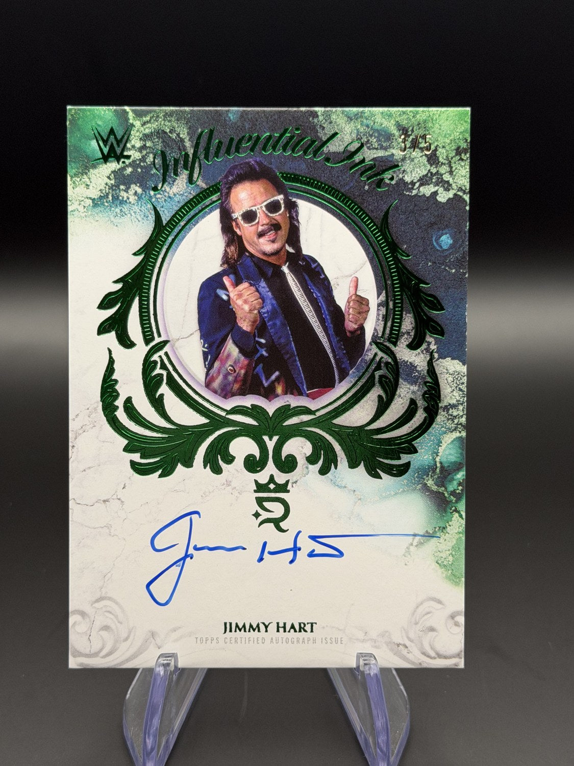 Jimmy Hart Influential Ink auto /5 front