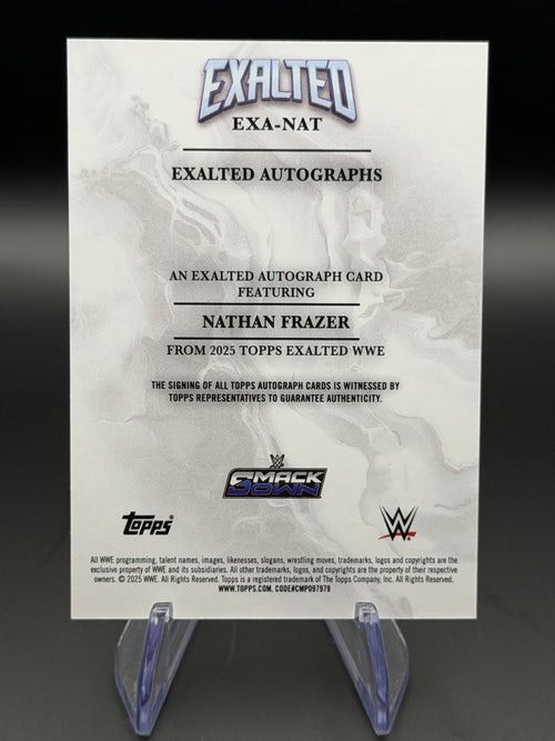 Nathan Frazer Exalted auto back