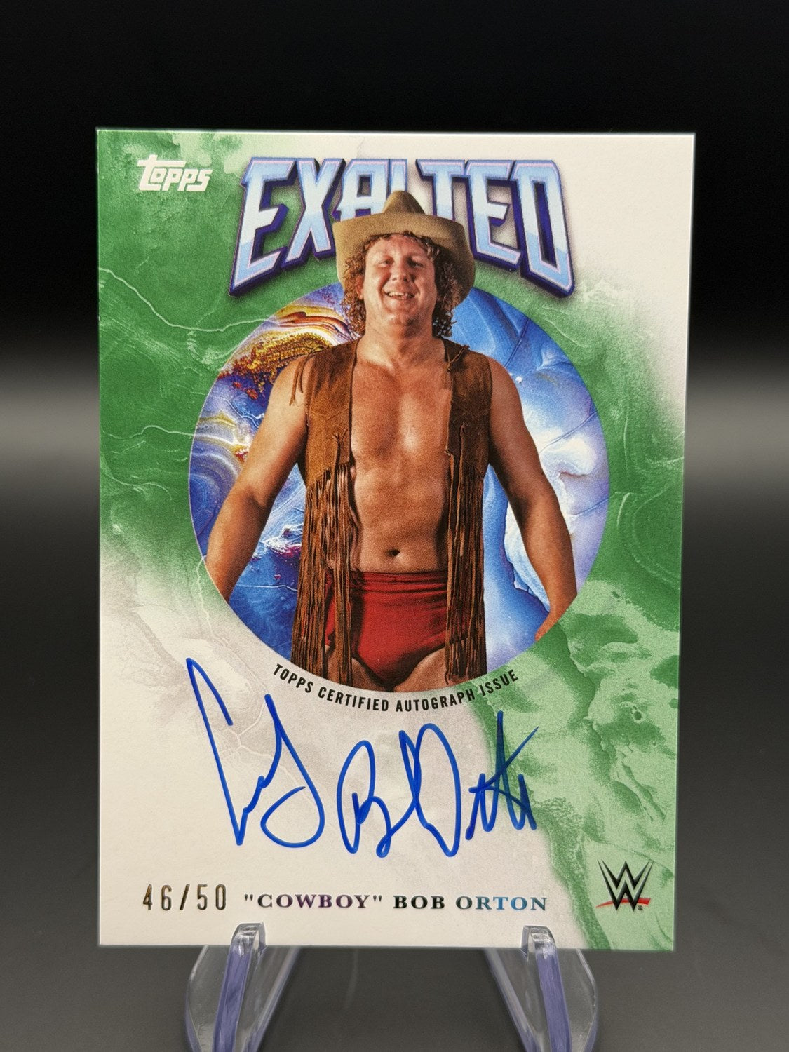 Cowboy Bob Orton Exalted auto 46/50 front