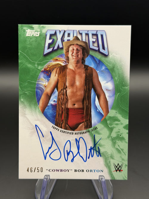 Cowboy Bob Orton Exalted auto 46/50 front