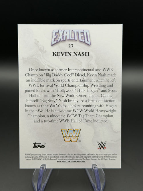 Kevin Nash Exalted 23/25 back
