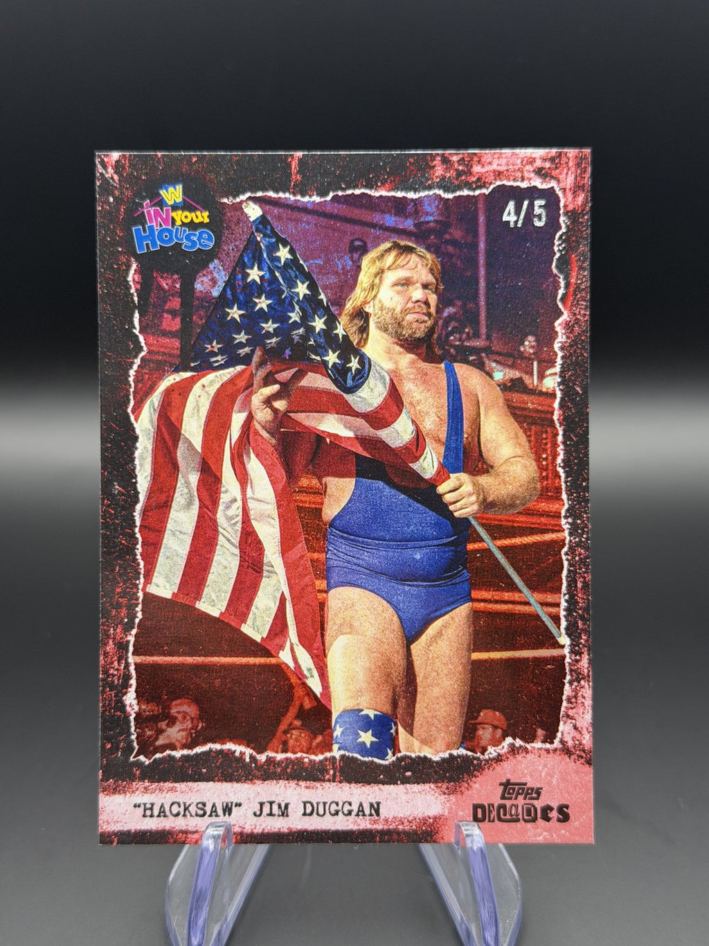 Hacksaw Jim Duggan In Your House Red 4/5 front