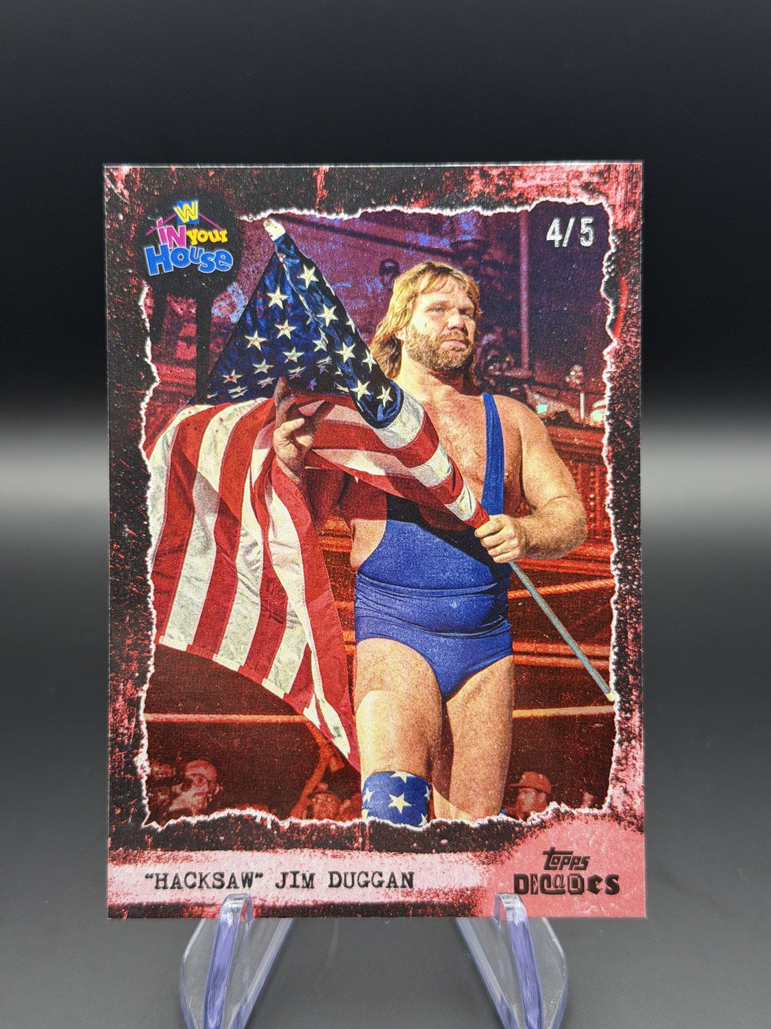 Hacksaw Jim Duggan In Your House Red 4/5 front
