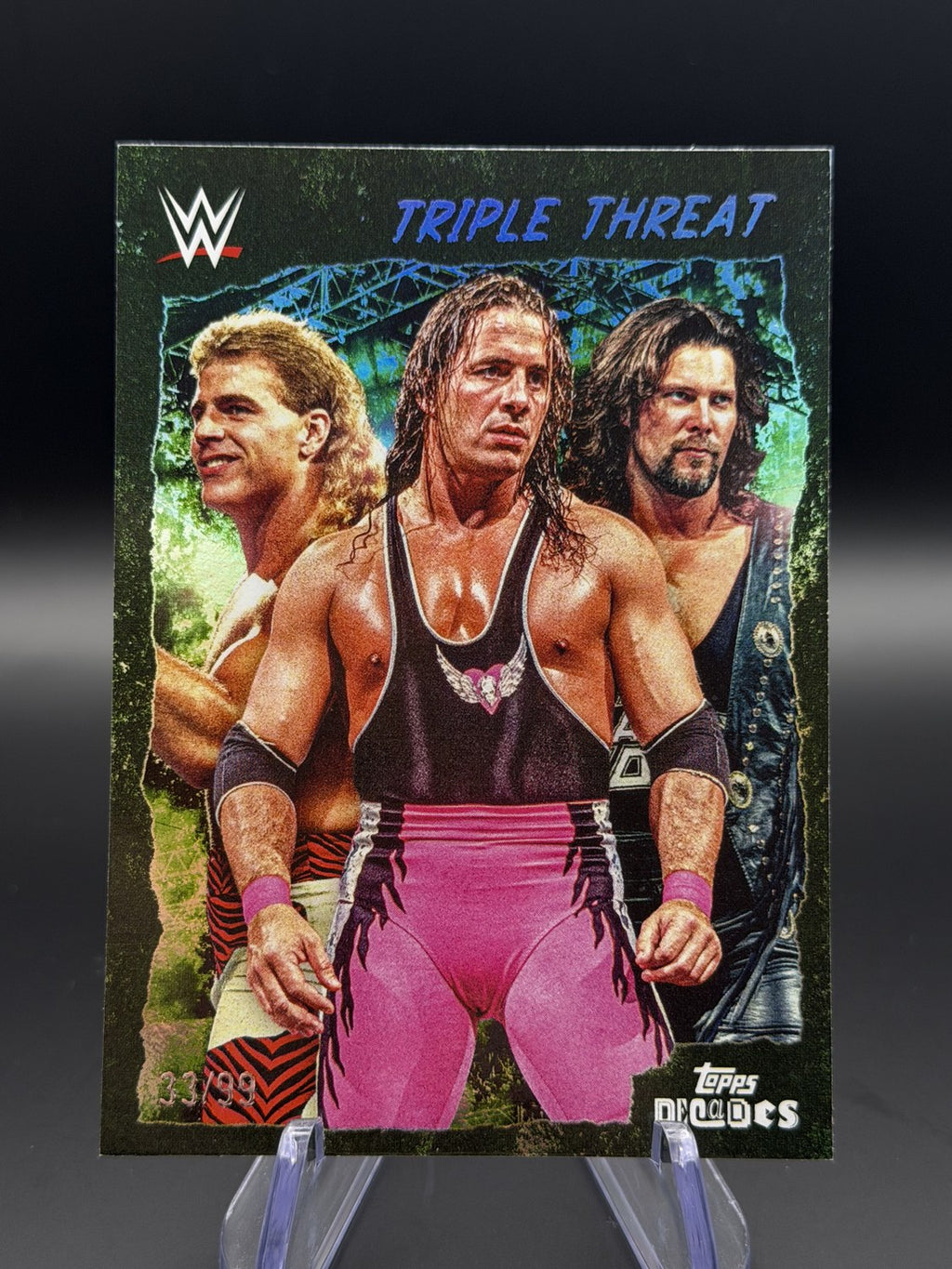 Triple Threat HBK Bret Hart Diesel #155 /99 front