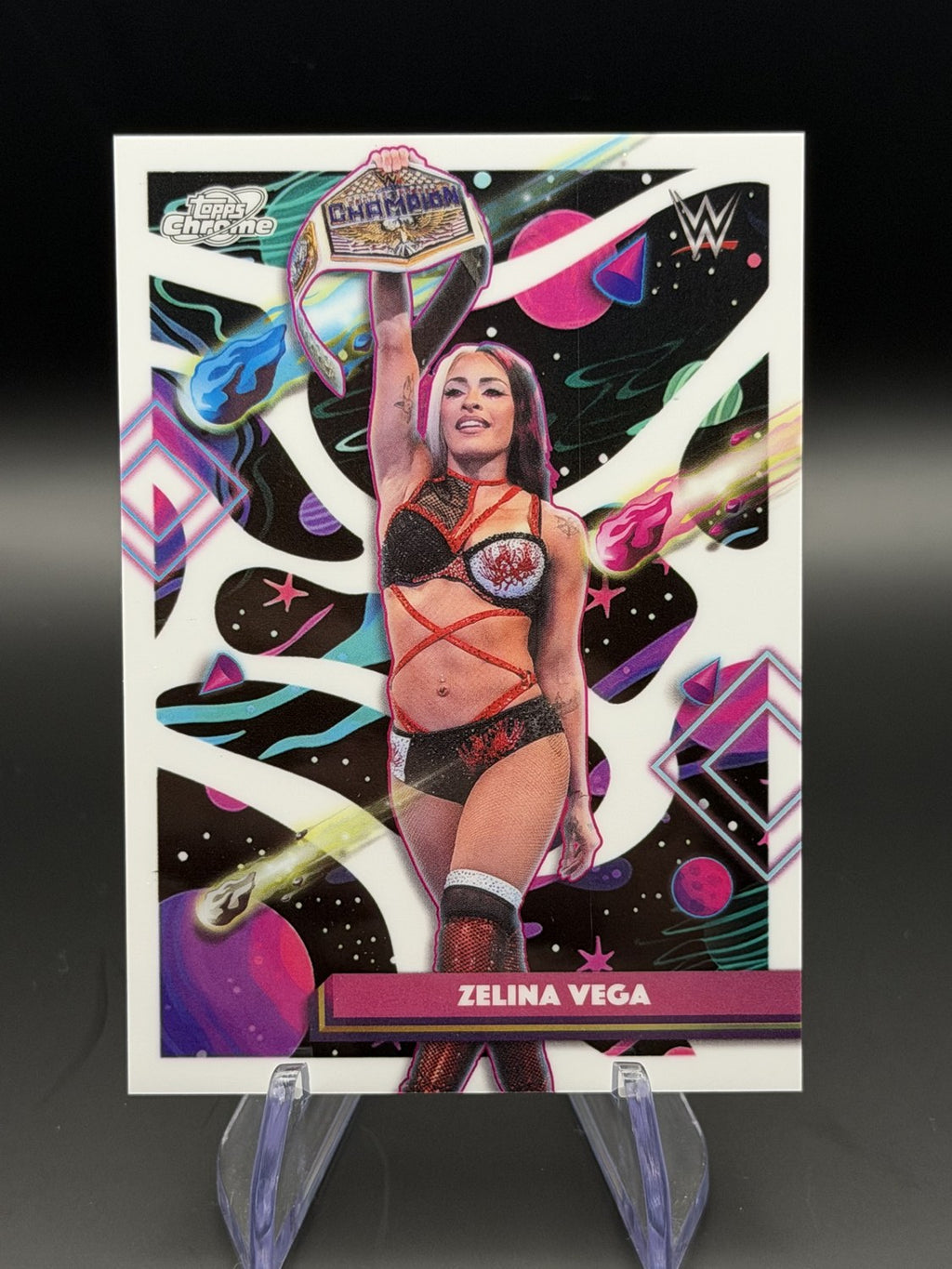 Zelina Vega White Hole Refractor SSP front