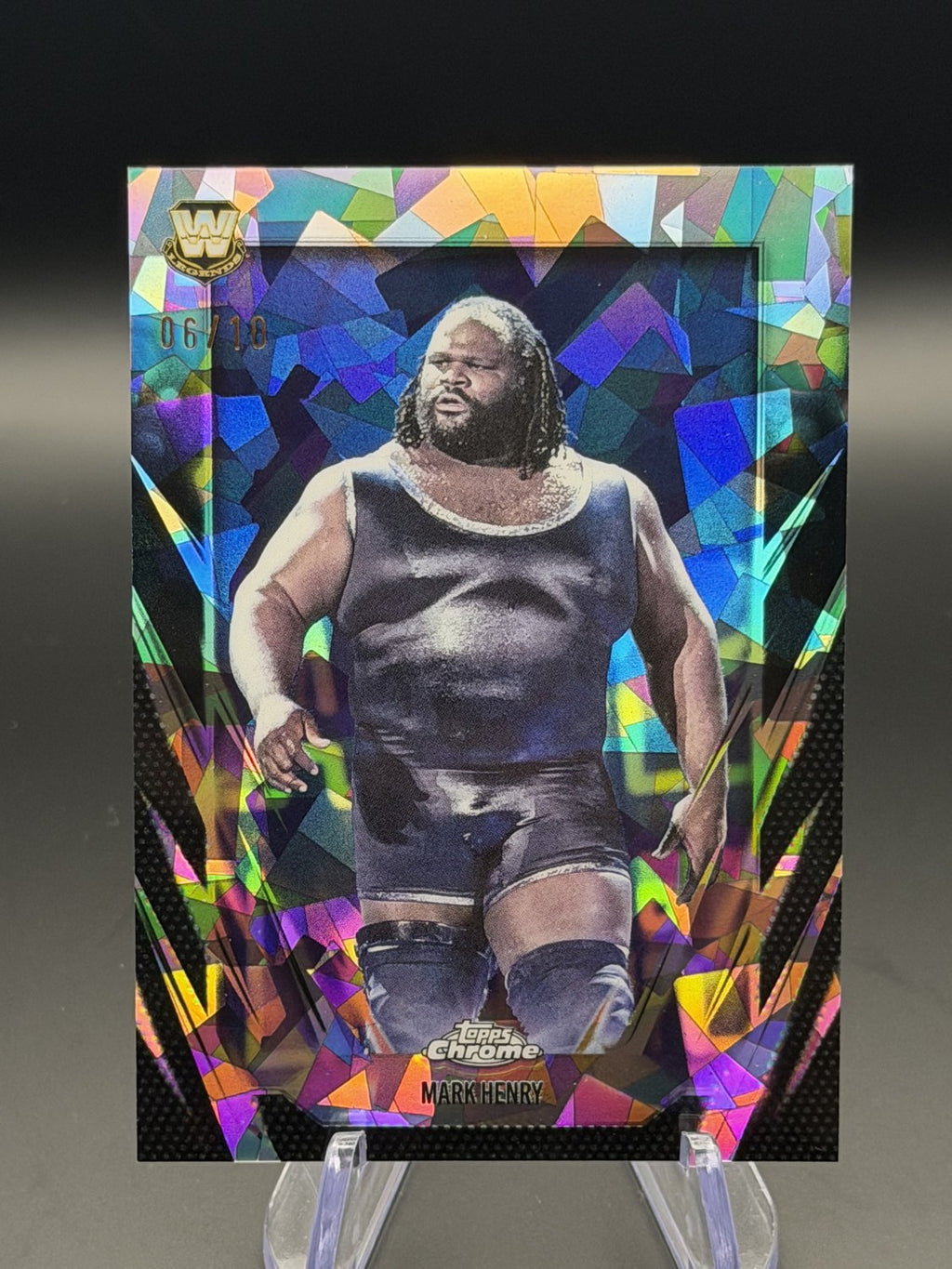 Mark Henry Chrome Legends Cracked Ice 06/10 front