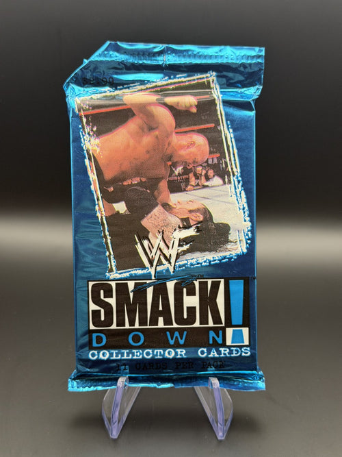 WWF SmackDown Collector Cards sealed pack front