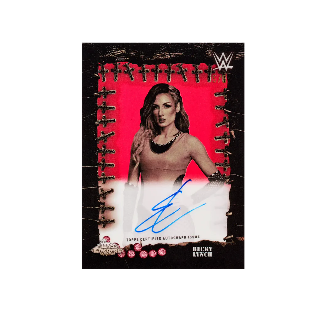 2025 Topps Chrome WWE x Cactus Jack Becky Lynch card