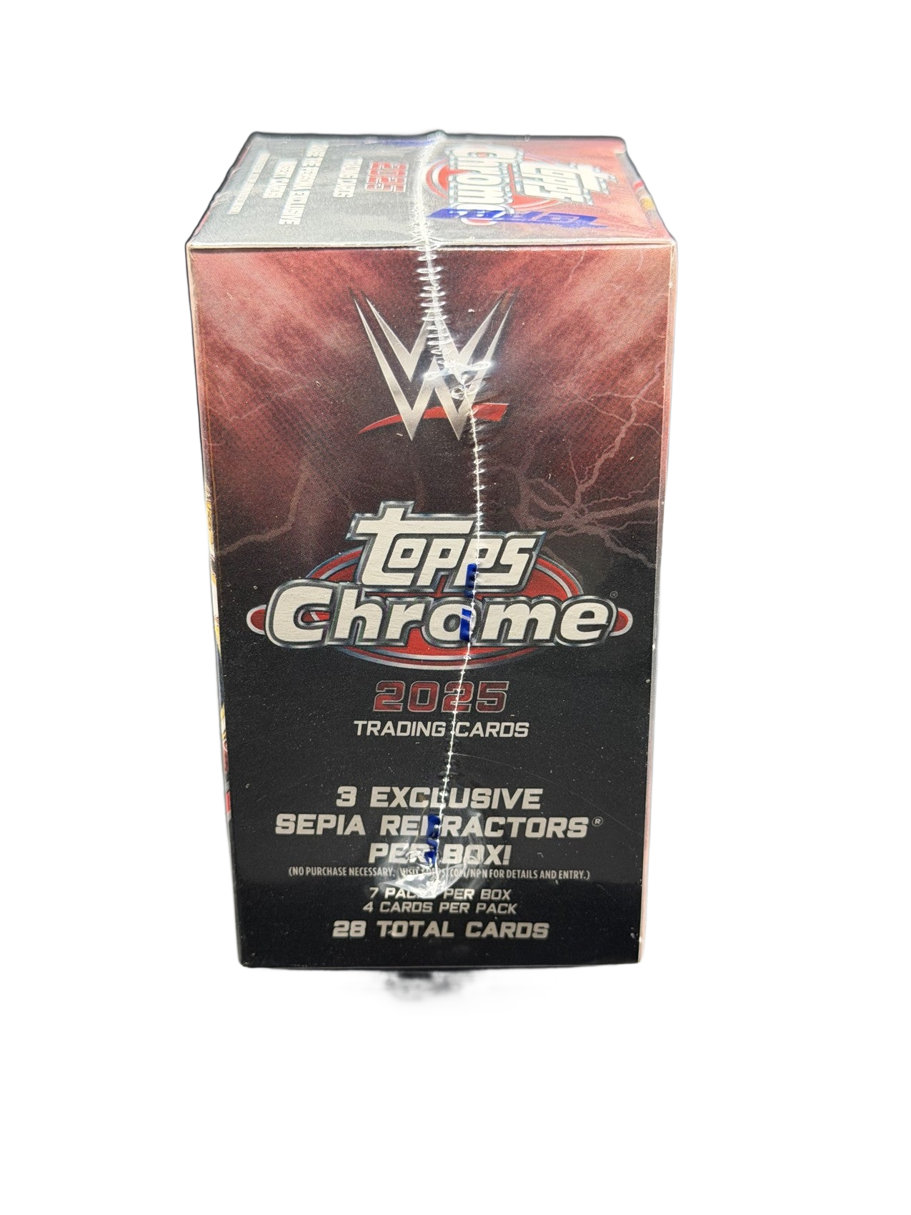 2025 Topps Chrome WWE Blaster Box angle
