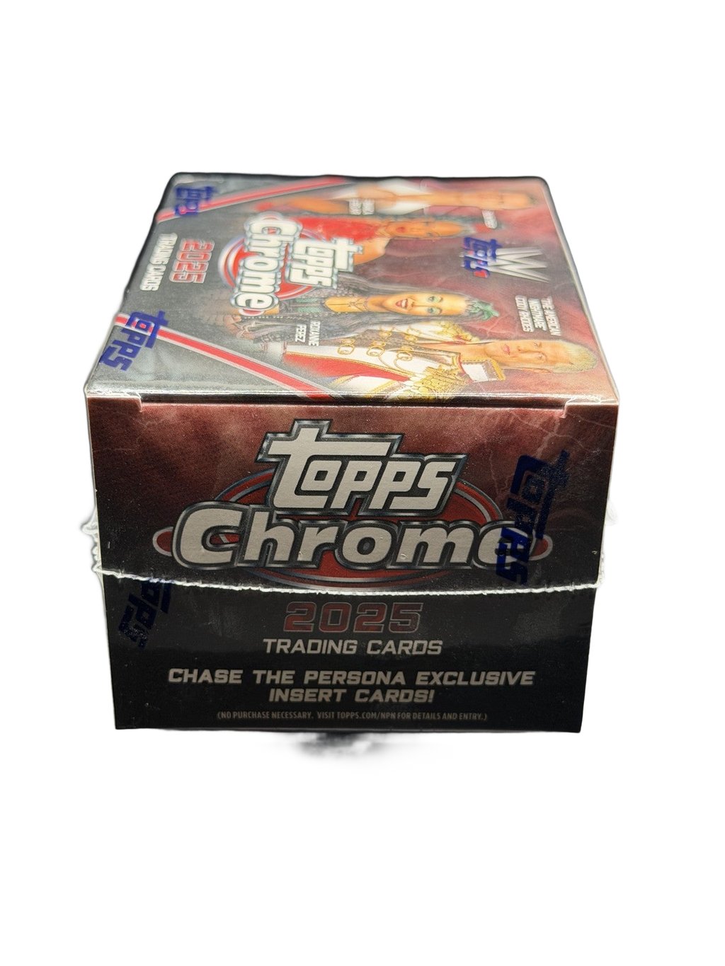 2025 Topps Chrome WWE Blaster Box angle 2