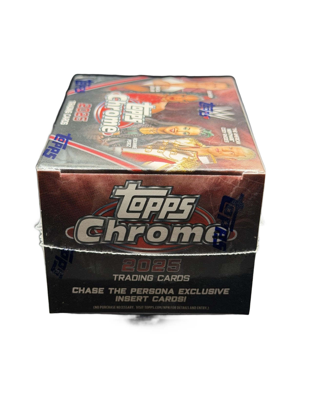 2025 Topps Chrome WWE Blaster Box angle 2