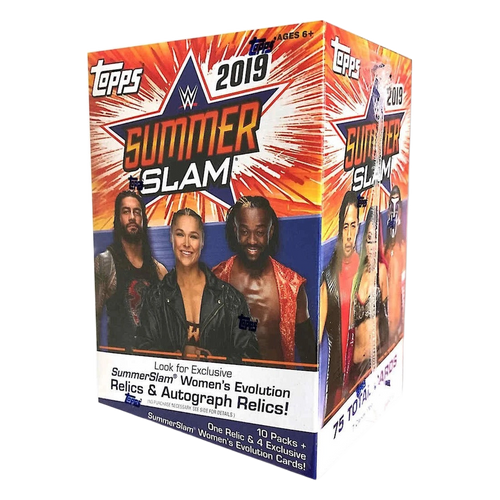 2019 Topps WWE SummerSlam Blaster Box sealed