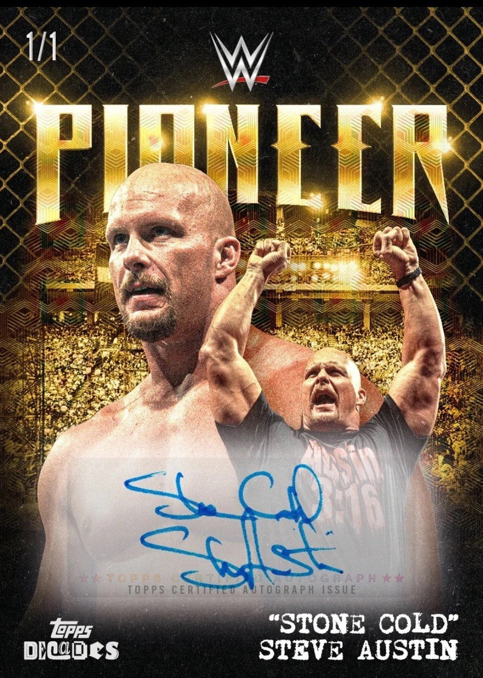 2026 Topps Decades WWE 90's Edition preview card