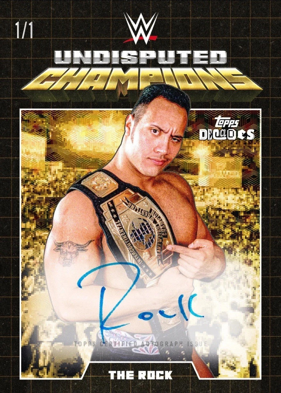 2026 Topps Decades WWE 90's Edition preview card