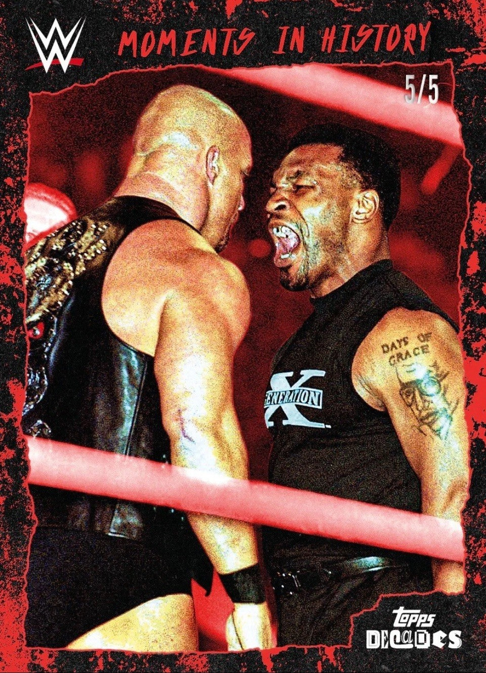 2026 Topps Decades WWE 90's Edition preview card