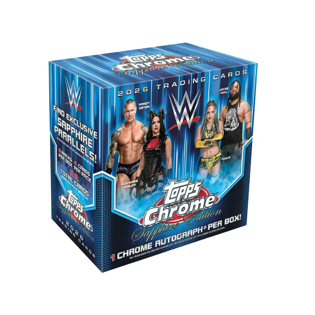 2026 Topps Chrome Sapphire Edition WWE sealed hobby box