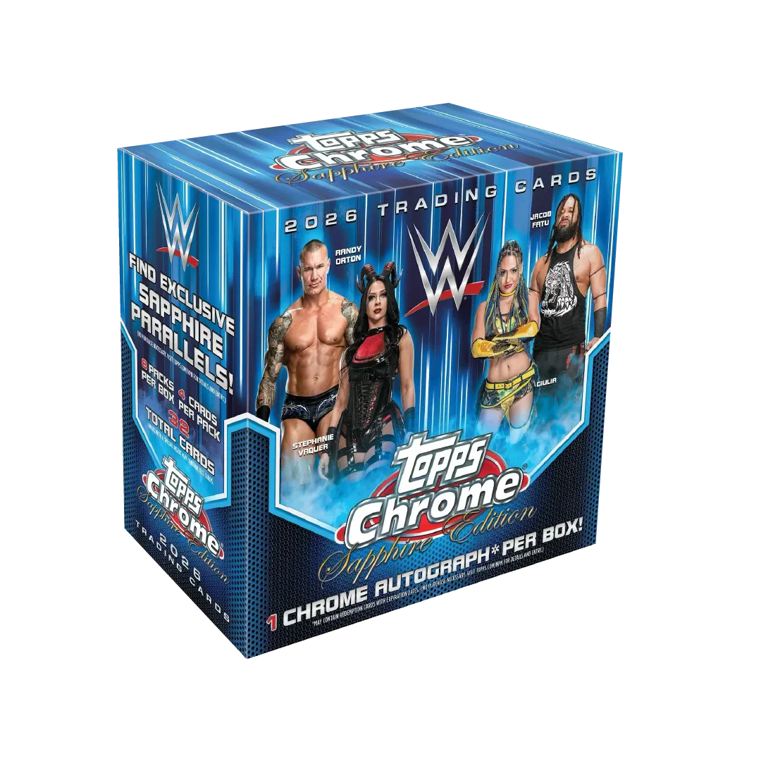 2026 Topps Chrome Sapphire Edition WWE sealed hobby box
